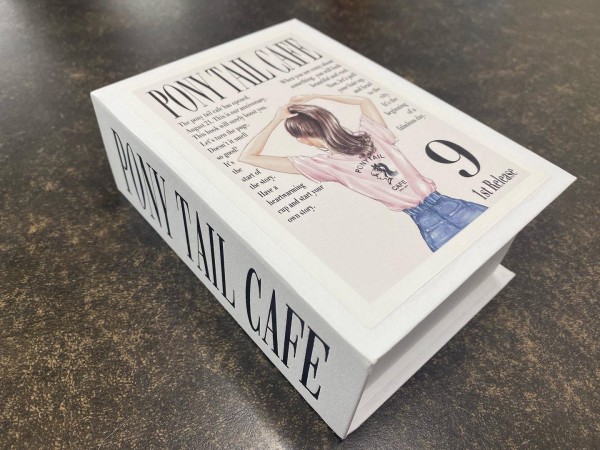 PONY TAIL CAFE様のBOOK式貼り箱